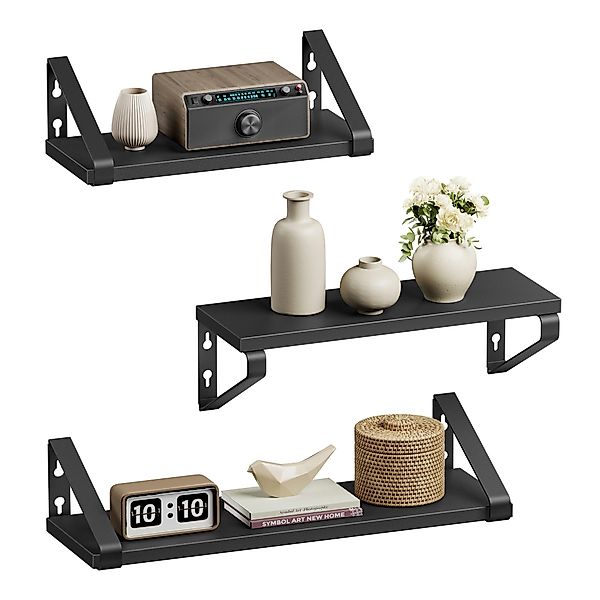 VASAGLE Wandregal Schweberegal, 3er Set, Regalbrett, günstig online kaufen