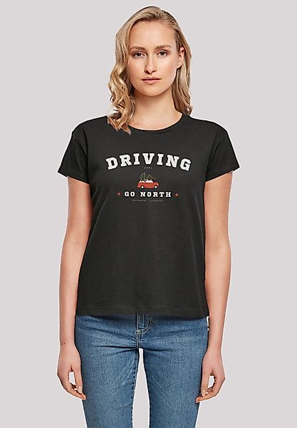 F4NT4STIC T-Shirt "Driving Home Weihnachten" Weihnachten, Geschenk, Logo günstig online kaufen
