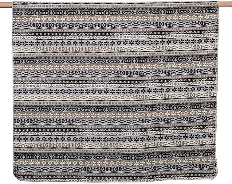 Wohndecke Silvretta 'Norweger Bordüre' 140 x günstig online kaufen
