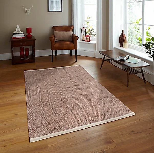 Sehrazat Teppich »EFE 1075«, rechteckig, 5 mm Höhe, Wohnzimmer, Flachwebtep günstig online kaufen