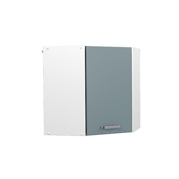 Vicco Eckhängeschrank R-Line, Blau-Grau/Weiß, 57 cm günstig online kaufen
