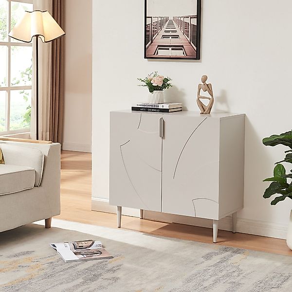 en.casa Sideboard, »Starvili« mit 2 Türen günstig online kaufen