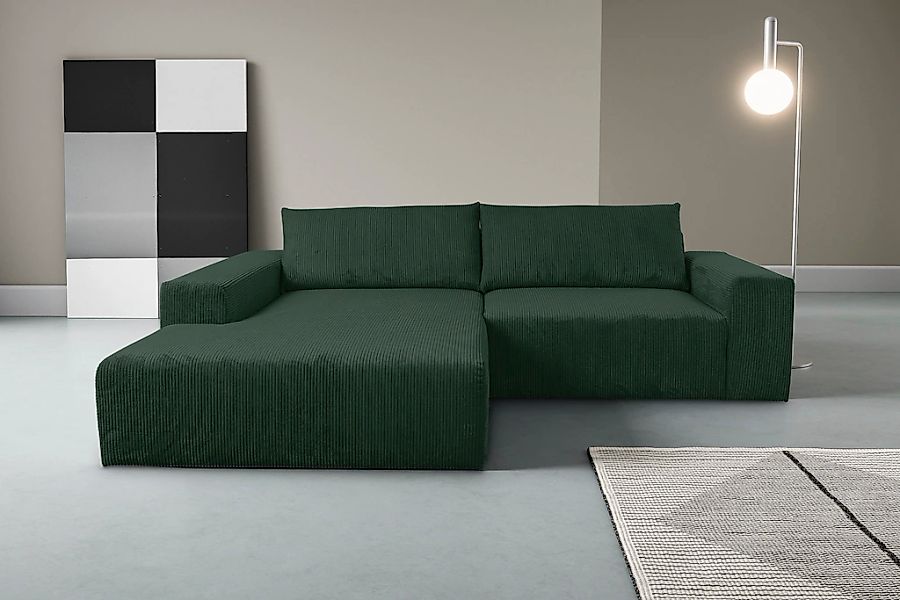 WERK2 Ecksofa "Rio, elegant & bequem, Breite 262 cm, L-Form" Puristisches D günstig online kaufen