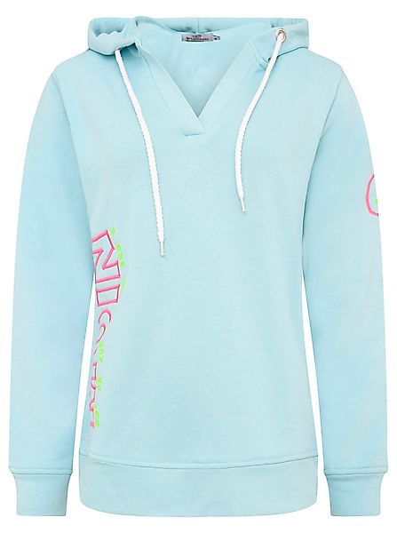 Zwillingsherz Hoodie "Moin Koordinaten" V-Ausschnitt, mit günstig online kaufen
