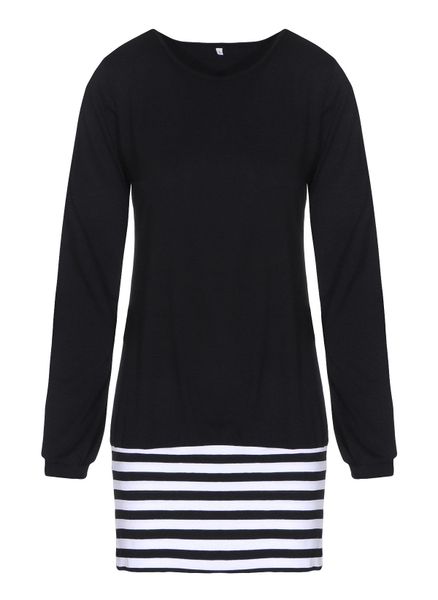 Mississhop Shirtkleid Damen Minikleid Kleid Tunika günstig online kaufen