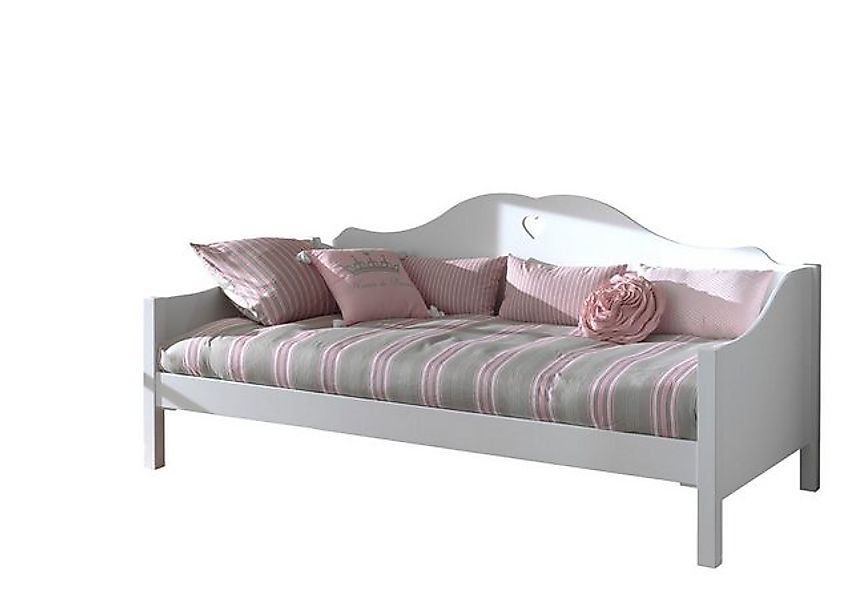 Vipack Bett aus Massiv Kiefer und MDF in Weiß. Abmessungen (BxHxT) 211,2x95 günstig online kaufen