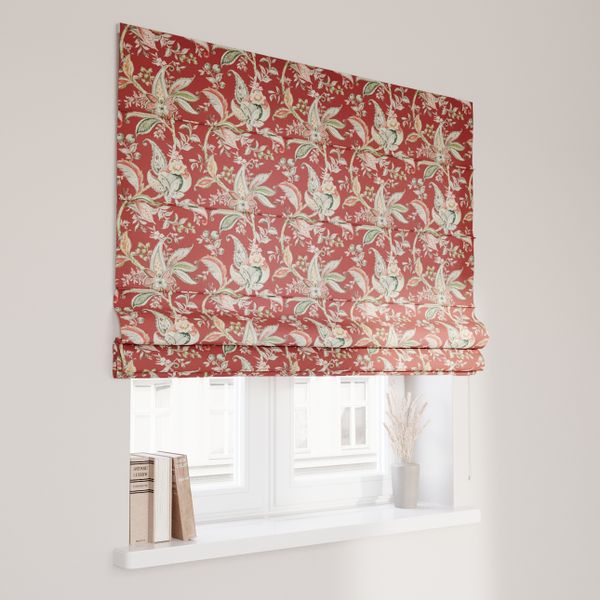 Dekoria Raffrollo Capri, rot, 50 x 60 cm günstig online kaufen