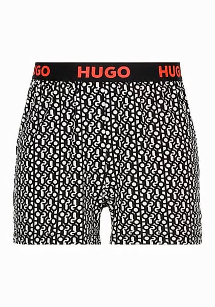 HUGO Shorts UNITE_SHORTS PRINTED mit elastischem Logo-Bund günstig online kaufen