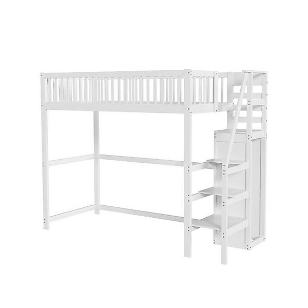 STILVORA Kinderbett 90x200 Kinderbett mit Matratze,Jugendbett mit treppe un günstig online kaufen