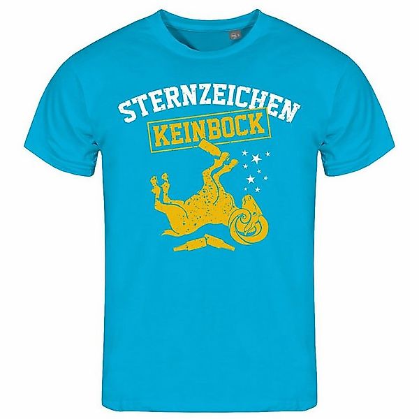 deinshirt Print-Shirt Herren T-Shirt Sternzeichen KEIN BOCK Funshirt mit Mo günstig online kaufen