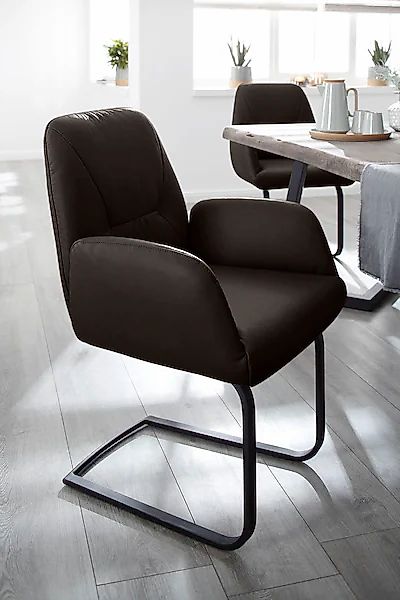 W.SCHILLIG Freischwinger »ole« () Gestell in Schwarz pulverbeschichtet günstig online kaufen