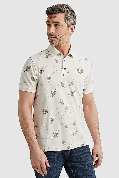 Vanguard Poloshirt Druck Ecru - Größe XL günstig online kaufen