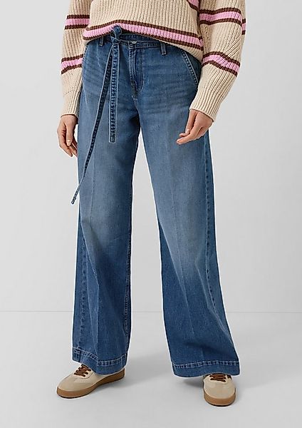 s.Oliver Weite Jeans Jeans-Hose SURI Jeans Suri/Regular Fit/Mid Rise/Wide L günstig online kaufen