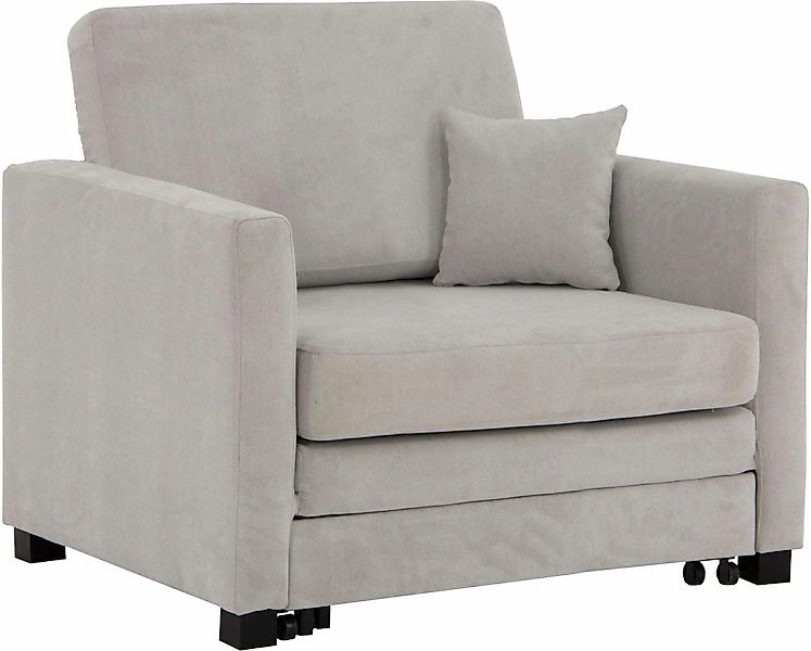 Home affaire Sessel "Mexico Schlafsessel" mit ausziehbarer Schlaffunktion, günstig online kaufen