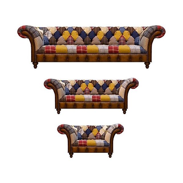 JVmoebel Sofa Wohnzimmer 2tlg Sofas Set Sofagarnitur Sessel Polstermöbel Ne günstig online kaufen