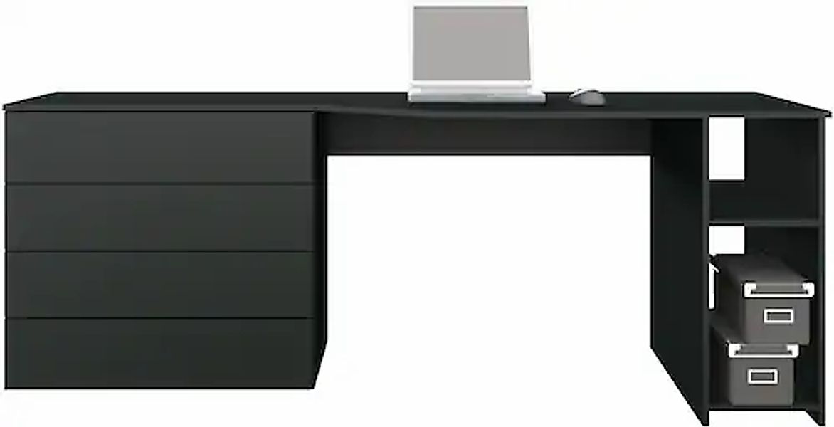 borchardt Möbel Schreibtisch »Vaasa«, Breite 196 cm, Push to Open-Funktion günstig online kaufen