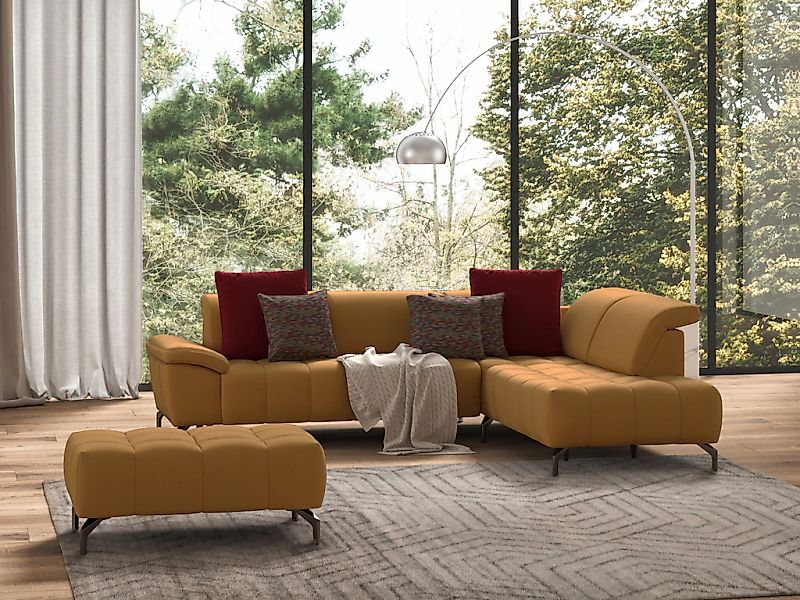 sit&more Ecksofa »Cool L-Form«, wahlweise mit Kopfteilverstellung und Vorzi günstig online kaufen