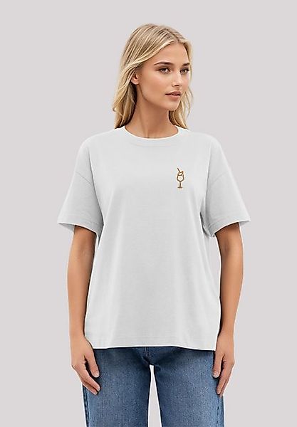 F4NT4STIC T-Shirt Orange Spritz Bestickt Premium Qualität günstig online kaufen