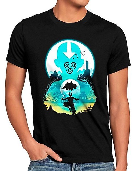 style3 T-Shirt Fly Blue avatar anime japan manga last airbender günstig online kaufen