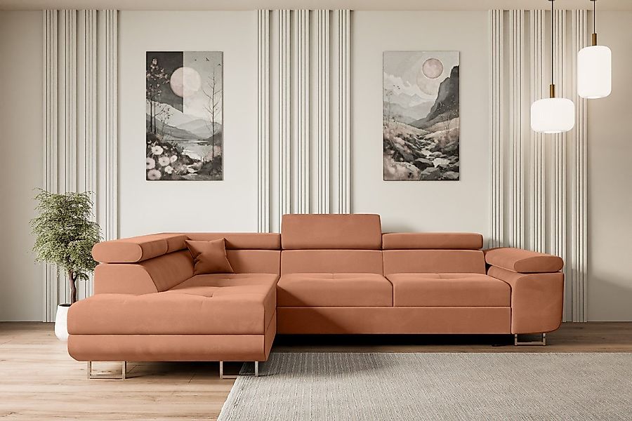 ALTDECOR Ecksofa GUSA-L, Couch mit Schlaffunktion, günstig online kaufen