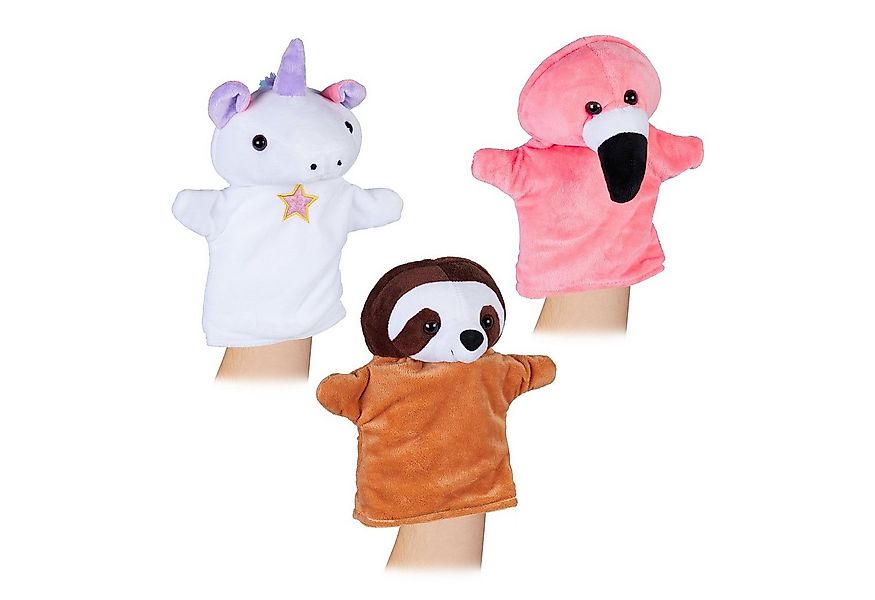relaxdays Handpuppe für Kinder 3er Set günstig online kaufen