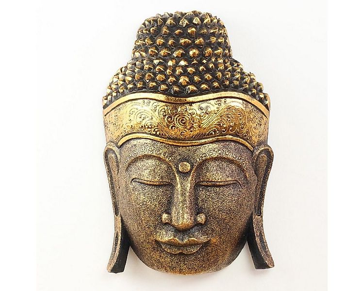 Oriental Galerie Dekofigur Buddha Wandmaske Deko Maske 30 cm (1 St), Kopf D günstig online kaufen