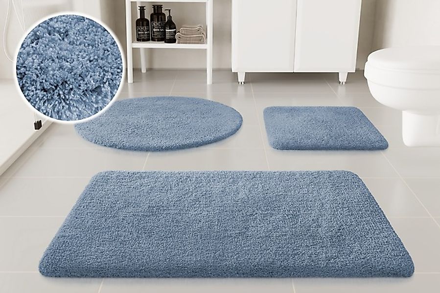 my home Badematte »Kaarin«, rutschhemmend beschichtet, schnell trocknend, B günstig online kaufen
