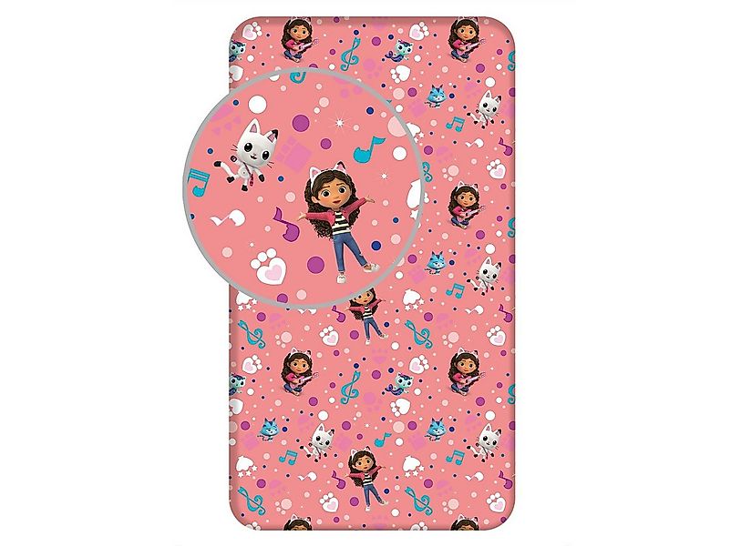 Gabby's Dollhouse Spannbettlaken Kuschelige Bettwäsche Polyester, 90x200 + günstig online kaufen