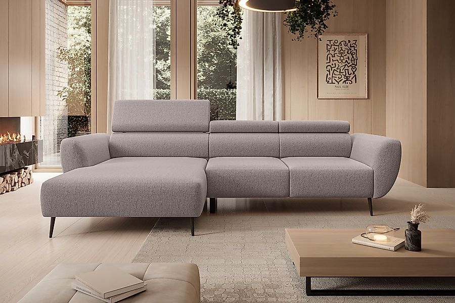 WERK2 Ecksofa "Alisson, mit elektrischer Sitztiefenverstellung, L-Form, Bre günstig online kaufen