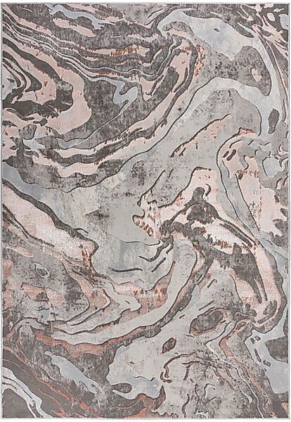 FLAIR RUGS Teppich "Marbled" rechteckig 12 mm Höhe dezenter Glanz, mehrfarb günstig online kaufen