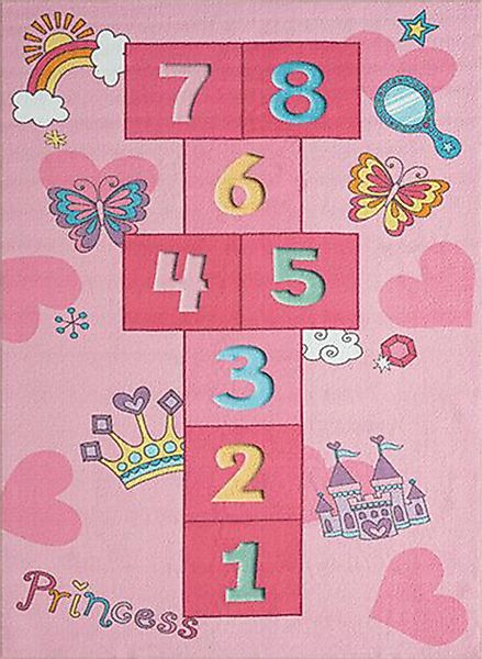 the carpet Teppich »Happy Life«, rechteckig, 4 mm Höhe, Life Kinderzimmer T günstig online kaufen