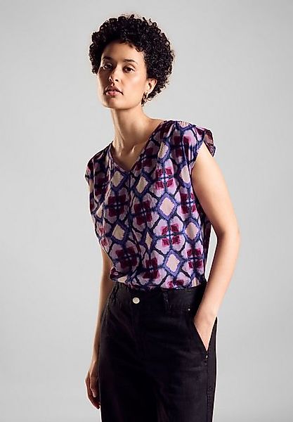STREET ONE Shirtbluse STREET ONE / Da. Bluse / LTD QR V-neck shirtblouse w günstig online kaufen