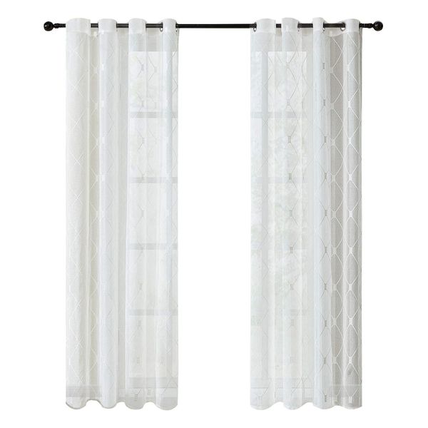 BYSURE Gardine (2 St), Ösen, transparent, günstig online kaufen