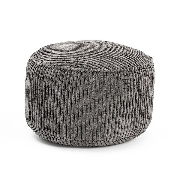 Lumaland Pouf Sitzhocker Cord Ablage kompakt günstig online kaufen