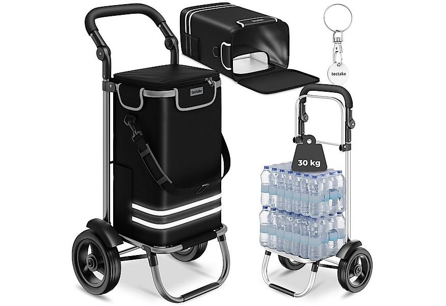 tectake Einkaufstrolley Shopper 3-in-1 - Vielseitiger Trolley mit integrier günstig online kaufen