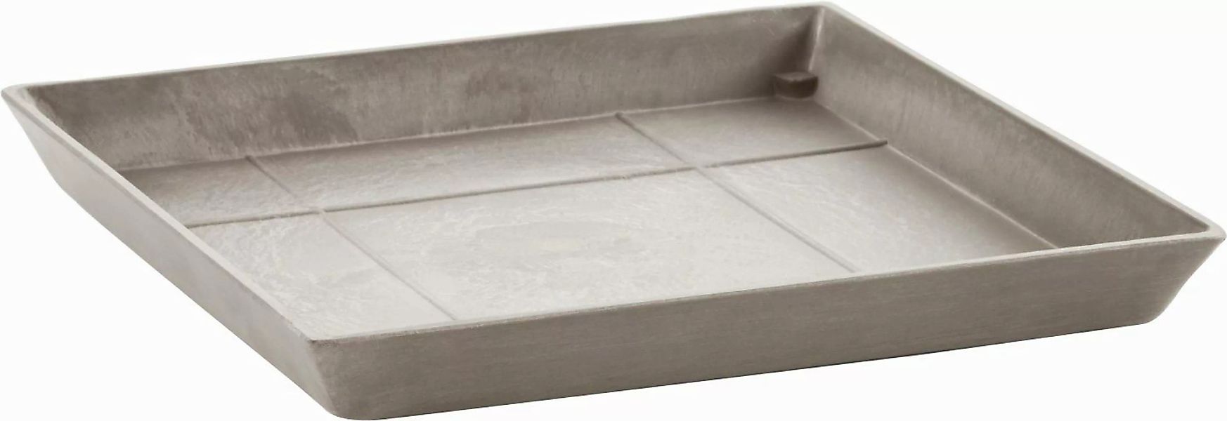 ECOPOTS Blumentopfuntersetzer ROUND SAUCER Taupe, BxTxH: günstig online kaufen