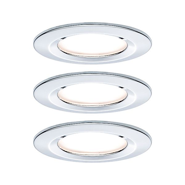 Paulmann "LED Einbauleuchte 3-Step-Dim Nova Coin Basisset starr IP44 rund 7 günstig online kaufen