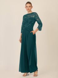 Apart Jumpsuit mit Spitzentop und weitem günstig online kaufen