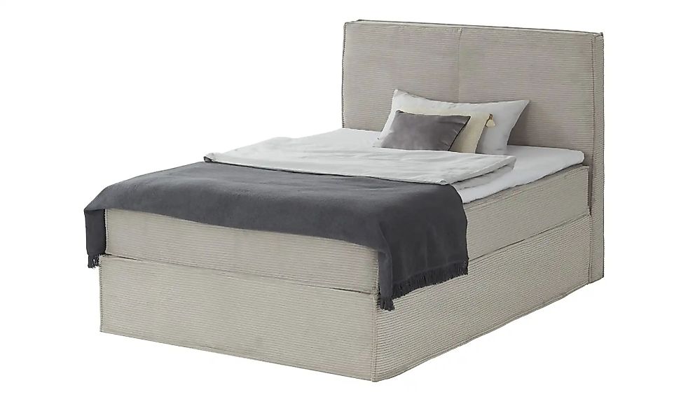 Boxi Boxspringbett mit trendigem Keder Boxi ¦ beige ¦ Maße (cm): B: 140 H: günstig online kaufen