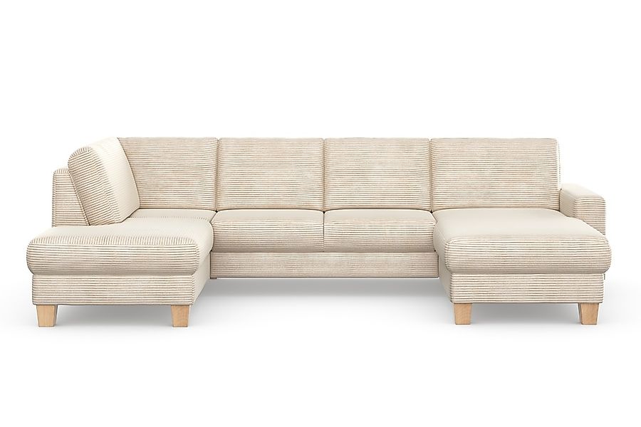 Home affaire Wohnlandschaft "Summer U-Form", mit oder ohne Bettfunktion und günstig online kaufen