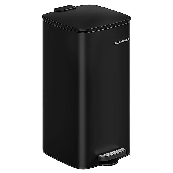 Songmics Mülleimer Punkool mit Offenhaltefunktion 30, Schwarz günstig online kaufen
