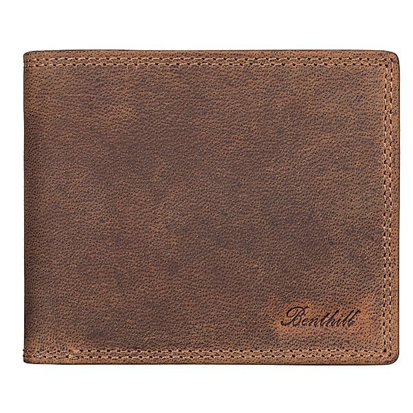 Benthill Geldbörse Herren Echt Leder Geldbeutel mit RFID-Schutz Slim Portem günstig online kaufen