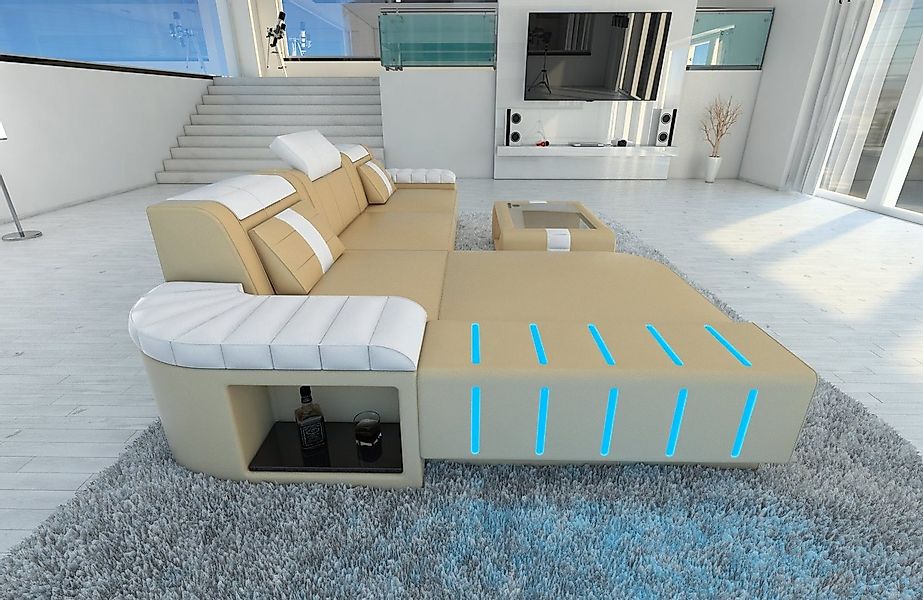 Sofa Dreams Ecksofa Ledersofa Bellagio L Form Leder Sofa Ledercouch, Couch, günstig online kaufen