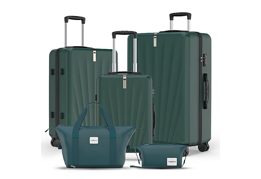 VALLSERO Trolleyset M-L-XL-Set, Gepäck mit Kosmetiktasche, Hartschalen-Koff günstig online kaufen