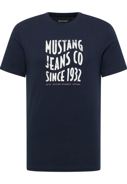 MUSTANG Kurzarmshirt "Style Austin" mit Logo-Print günstig online kaufen