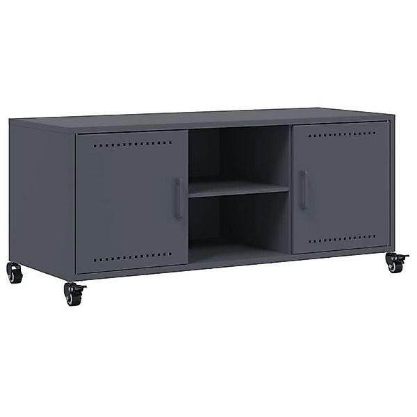 vidaXL TV-Schrank TV-Schrank Anthrazit 100,5x39x43,5 cm Stahl (1-St) günstig online kaufen