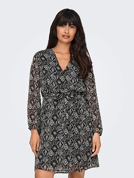 ONLY Druckkleid "ONLCERA 3/4 SHORT DRESS WVN NOOS", Sommerkleid günstig online kaufen