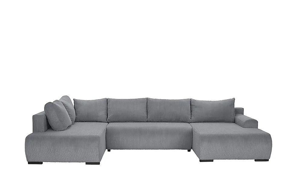 smart Wohnlandschaft  Nelly ¦ grau ¦ Maße (cm): B: 345 H: 85 T: 202.0 Polst günstig online kaufen