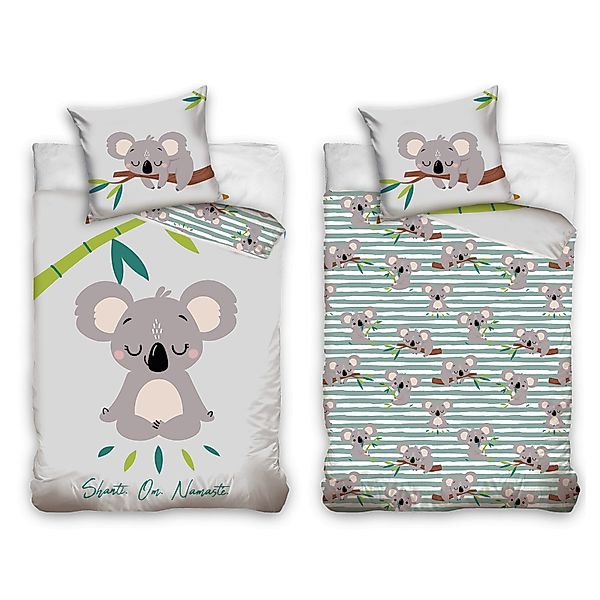 MTOnlinehandel Bettwäsche Koala 135x200 + 80x80 günstig online kaufen