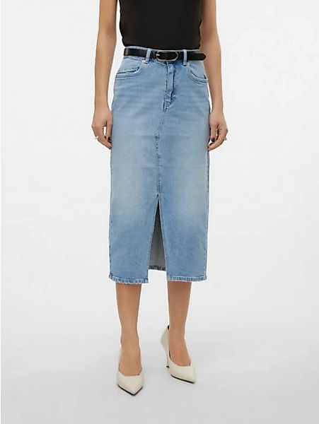 Vero Moda Maxirock VMVERI HR CALF DENIM SKIRT GA NOOS günstig online kaufen